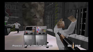 GOLDENEYE N64  SILO AGENT [upl. by Nagek338]