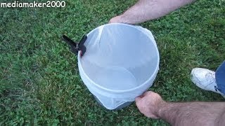 5 Gallon Insect Free Dechlorinator  Rain Collector Bucket [upl. by Prakash]