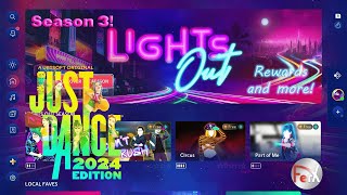 Just Dance 2024 Edition  Season 3 quotLights Outquot Rewards and more [upl. by Alleris]