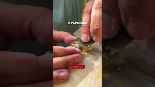 This guy makes a pendant using a crystal [upl. by Nerraj]