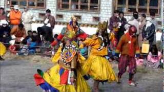 Jambay Lhakhang festival in Jakar Bhutan [upl. by Cohen]