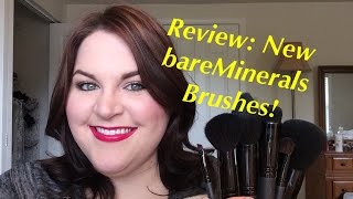 Review New bareMinerals Brushes [upl. by Goldenberg]