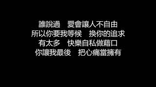 張惠妹  勇敢歌詞版 [upl. by Eirtemed]