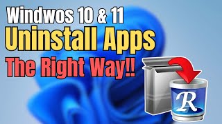 Completely remove Uninstalled Apps from your Windows 11 amp 10 Revo Uninstaller [upl. by Cecily]