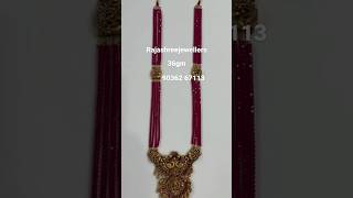 ✨💖Latest ✨Wonderful Gold 🪙 Crystal Beads haram 👌usvtrendyjewelleryyoutubeshortsshortsviralgold [upl. by Halak]