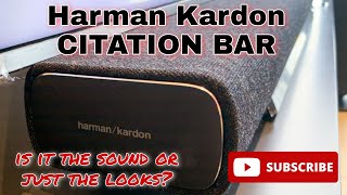 Harman Kardon Citation Bar sound test  amp a deep look [upl. by Savick]