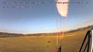 Paramotor Crash [upl. by Annmaria331]