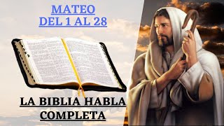 SAN MATEO COMPLETO LA BIBLIA HABLADA COMPLETA EN ESPAÑOL [upl. by Rehoptsirhc]