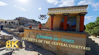 INSIDE the PALACE OF KNOSSOS in CRETE 360 8K walking tour [upl. by Bergstein432]