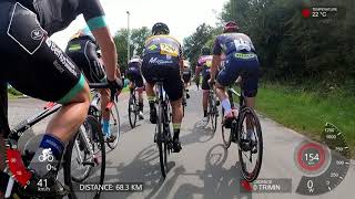 Course Cyclisme EDH Seneffe  Tentative déchappée [upl. by Artima]