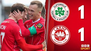 HIGHLIGHTS  Cliftonville 11 Larne [upl. by Llenrag]