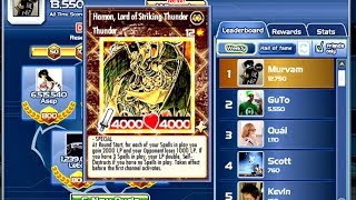 YUGIOH BAM  SECOND DIVINE CARD WIN 500 DUELS OF ARENA [upl. by Mattias625]