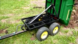 John Deere 17P Hydraulic Tandem Dump Cart [upl. by Wallford]