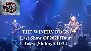 The Winery Dogs  FullLast Show of 202Ⅲ World TourTokyoLINE CUBE SHIBUYA 11242023 [upl. by Enailuj512]