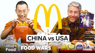 US vs China McDonald’s  Food Wars  Insider Food [upl. by Woodring623]