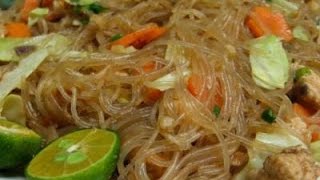 Pancit Bihon Filipino food Filipino recipe [upl. by Harim]