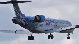 Nordica Bombardier CRJ701ER ESACE Landing at Berlin Tegel Airport [upl. by Gherlein674]