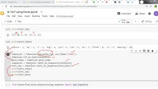 Tokenizer using Keras Tensorflow [upl. by Spears]