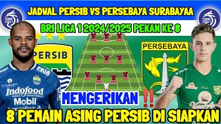 MENGERIKAN‼️ 8 PEMAIN ASING PERSIB DI SIAP KAN LAWAN PERSEBAYA  BIHMATC PERSIB VS PERSEBAYA [upl. by Armillas]