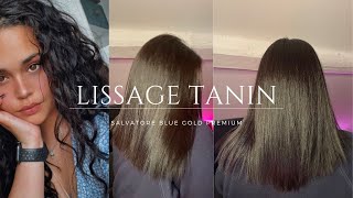 Je fais le lissage au tanin à la maison avec le kit Salvatore blue gold premium [upl. by Nnylasor]