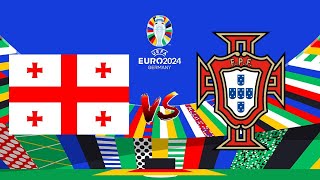 GEORGIA VS PORTUGAL EM DIRETO FASE GRUPOS EURO 2024 [upl. by Ericka]