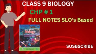 Biology Class 9 Chp 1 Full notes SLOs Based  FBISE  Khattak Academy biologyclass9 [upl. by Leinad281]