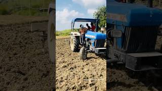 New Holland 3230 NX  42 Hp Tractor performance in fields with Cultivator shorts newholland [upl. by Hesketh481]