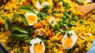 Kedgeree  English fish with curried rice [upl. by Hogle250]