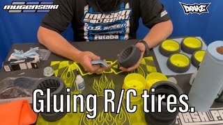 Gluing RC Car Tires [upl. by Siuluj]