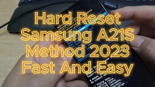 Hard Reset Samsung A21S Method 2023 Fast And Easy [upl. by Ahsele]