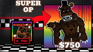 SHINY NIGHTMARE FREDDY IS ACTUALLY OP Five Nights TD [upl. by Aiek]