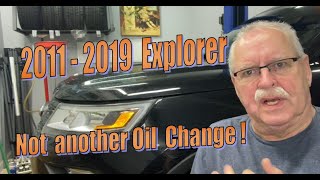 2018 Ford Explorer  Oil Change [upl. by Nolita]