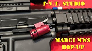 Technique  TNT Studio  Bloc Hopup pour MWS GBBR Marui feat démontage rail Mk18 French [upl. by Bora]