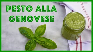 PESTO ALLA GENOVESE  con mandorle  Cucina Con Emilio [upl. by Enomyar]