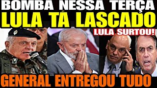 Bomba GENERAL ENTREGA TUDO LULA TÁ LASCADO REVIRAVOLTA BOLSONARO ACABA DE FAZER PEDIDO AO STF [upl. by Deana]