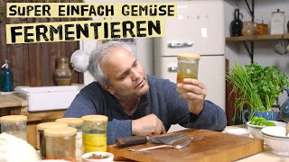 Gemüse Fermentieren  Geschmackstest und Verarbeitung Gemüse durch Fermentation haltbar machen [upl. by Cummins]