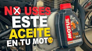 CAMBIA el ACEITE que USAS en tu MOTOCICLETA 🚨 ESTO es lo que NO te DICEN SOBRE los ACEITES de MOTO 💵 [upl. by Bastien]