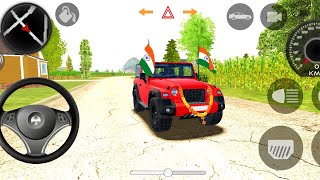 Dollar Song Modified 😈 Mahindra yellow Thar  Indian Car Simulator 3D  Car Game 3D [upl. by Yvonner]