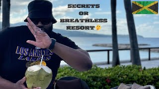 GOOD FOOD amp VIBES AT SECRETS WILD ORCHID amp BREATHLESS ALL INCLUSIVE RESORT MONTEGO BAY JAMAICA VLOG [upl. by Ayna]