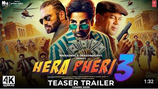 Hera Pheri 3  Trailer2024  Akshay Kumar Paresh Rawal Suniel Shetty Kiara Advani  TSeries [upl. by Lerner]