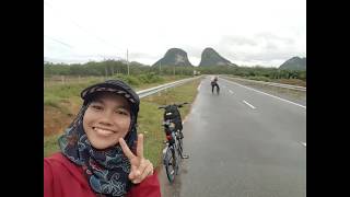 Folding Bike Touring Malaysia  Perlis 120km gadiscyclist [upl. by Weksler935]