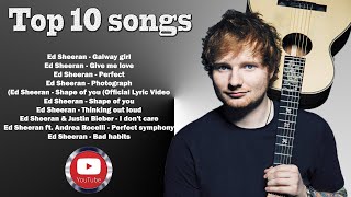 Ed Sheeran most viewed songs on YouTube  Nov 2024 [upl. by Aeynod529]