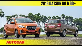 2018 Datsun Go amp Go facelift  First Drive Review  Autocar India [upl. by Margette]