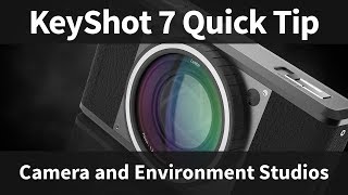 KeyShot 7 Quick Tip CameraEnvironment Studios [upl. by Ihsar39]