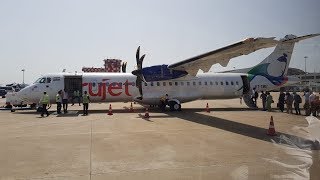 Salem Airport landing in TruJet Plane  சேலம் விமான நிலையம் [upl. by Naik]