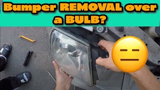 2006 Cadillac STS Headlight Bulb Replacement DIY [upl. by Rosol]