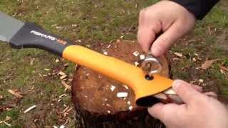 Fiskars X3 astuce sur manche [upl. by Arihsan]