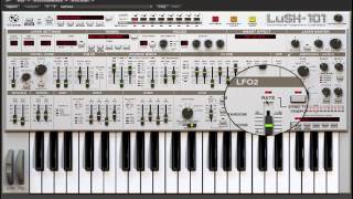 d16 Group LuSH101 Part 2 Arpeggiator and Bass Sounds [upl. by Weldon]