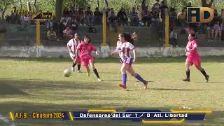 Defensores del Sur vs Libertad  2024 AFB Clausura Div F [upl. by Philbin274]