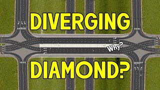 Why your Diamonds should quotDivergequot  The Diverging Diamond Interchange DDI [upl. by Holms]